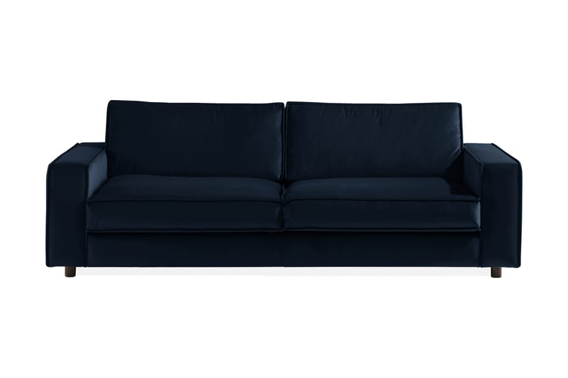 Cloudia Sammetssoffa 4-sits - Blå - Sammetssoffa - 4 sits soffa