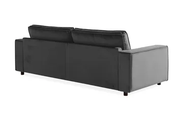 Cloudia Sammetssoffa 4-sits - Ljusgrå - Möbler - Soffa - Sammetssoffa