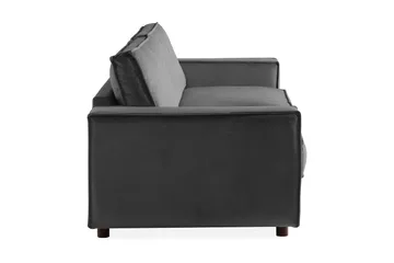 Cloudia Sammetssoffa 4-sits - Ljusgrå - Möbler - Soffa - Sammetssoffa