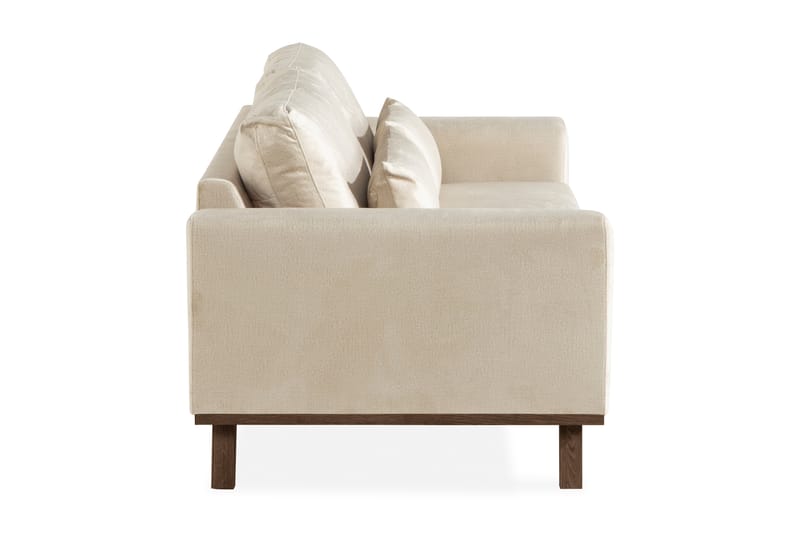 Copenhagen 2-sits Sammetssoffa - Beige - Sammetssoffa - 2 sits soffa