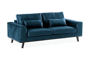 Copenhagen 2-sits Sammetssoffa - Blå - Möbler - Soffa - Sammetssoffa