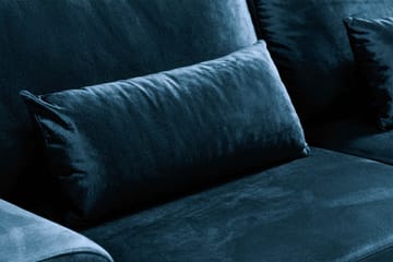 Copenhagen 3-sits Sammetssoffa - Blå - Möbler - Soffa - Sammetssoffa
