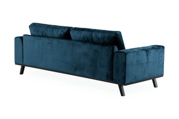 Copenhagen 3-sits Sammetssoffa - Blå - Möbler - Soffa - Sammetssoffa