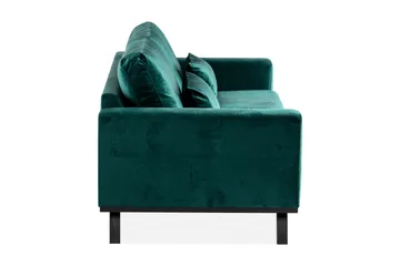Copenhagen 3-sits Sammetssoffa - Grön - Möbler - Soffa - Sammetssoffa