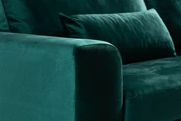 Copenhagen 3-sits Sammetssoffa - Grön - Möbler - Soffa - Sammetssoffa