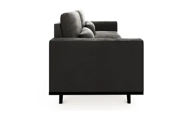 Copenhagen 3-sits Sammetssoffa - Mörkgrå - Möbler - Soffa - Sammetssoffa