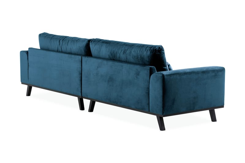 Copenhagen 4-sits Sammetssoffa - Blå - Möbler - Soffa - Sammetssoffa