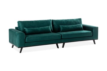Copenhagen 4-sits Sammetssoffa - Grön - Möbler - Soffa - Sammetssoffa