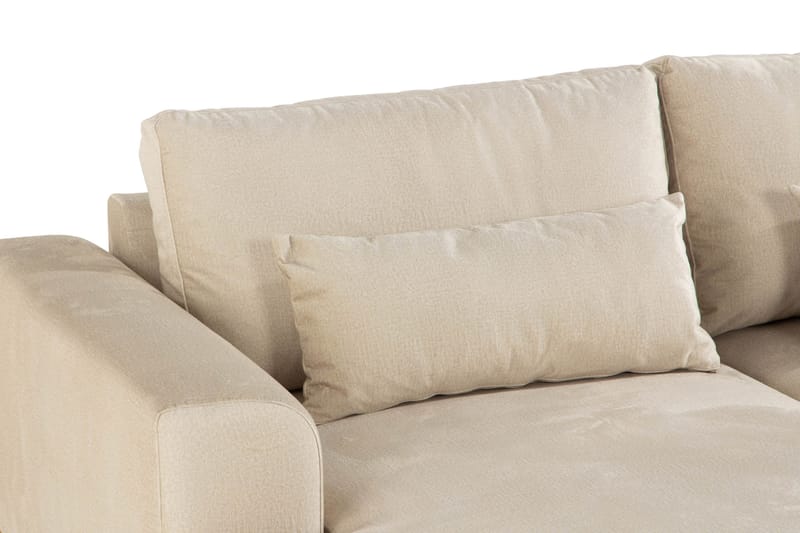 Copenhagen 5-sits Högervänd U-formad Large Soffa med Divan och Schäslong i Sammet - Beige - Möbler - Soffa - Sammetssoffa