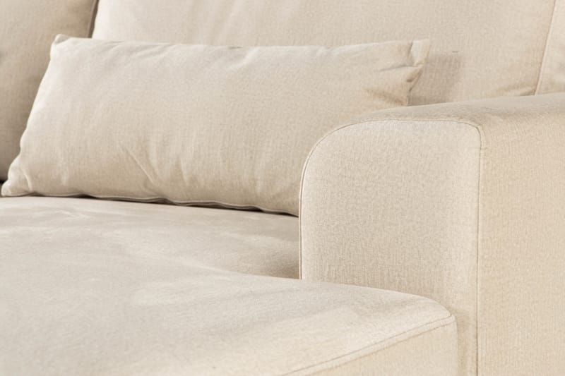 Copenhagen 5-sits Vänstervänd U-formad Large Soffa med Divan och Schäslong i Sammet - Beige - Möbler - Soffa - Sammetssoffa