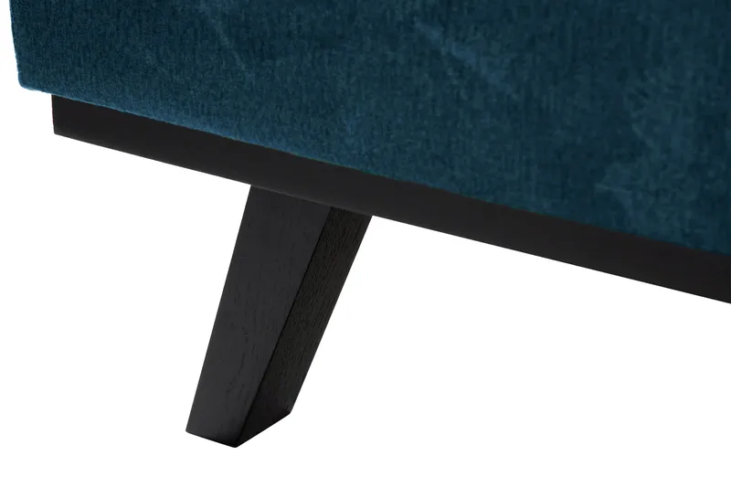 Copenhagen 5-sits Vänstervänd U-formad Soffa med Divan och Schäslong i Sammet - Blå - Möbler - Soffa - Sammetssoffa