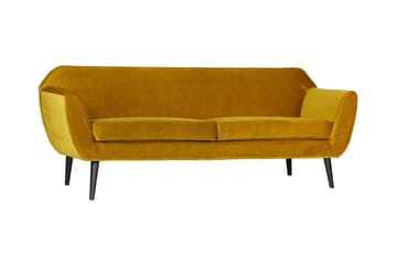 Corollos Soffa - Ockra - Möbler - Soffa - Sammetssoffa