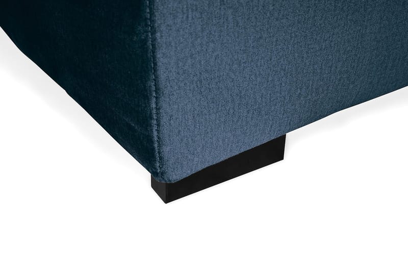 Crazy 4-sits Högervänd U-formad Large Soffa med Divan och Schäslong i Sammet - Blå - Möbler - Soffa - U-soffa