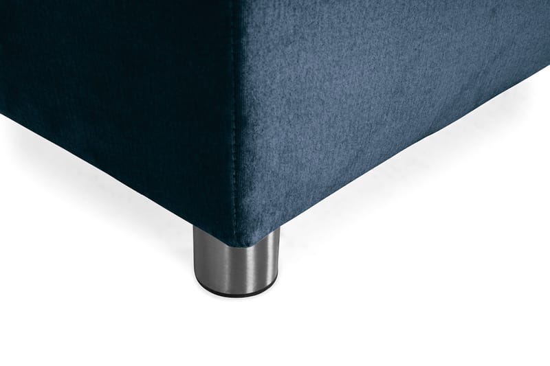 Crazy 4-sits Högervänd U-formad Large Soffa med Divan och Schäslong i Sammet - Blå - Möbler - Soffa - U-soffa