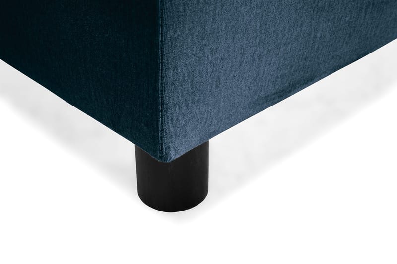 Crazy 4-sits Högervänd U-formad Large Soffa med Divan och Schäslong i Sammet - Blå - Möbler - Soffa - U-soffa