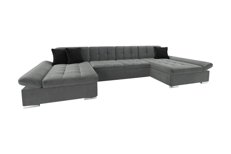 Dewitt 4-sits Hörnsoffa - Bäddsoffa - Sammetssoffa - U bäddsoffa - Bäddsoffa divan