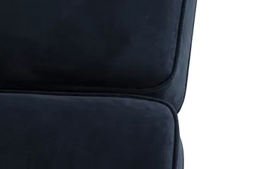 Howard soffa utan divan & schäslong Bloomington Howard Classic Sammetssoffa 3,5-sits Vera 4, Blå Sammet - Möbler - Soffa - 3 sits soffa