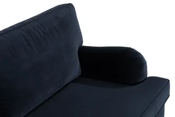 Howard soffa utan divan & schäslong Bloomington Howard Classic Sammetssoffa 3,5-sits Vera 4, Blå Sammet - Möbler - Soffa - 3 sits soffa
