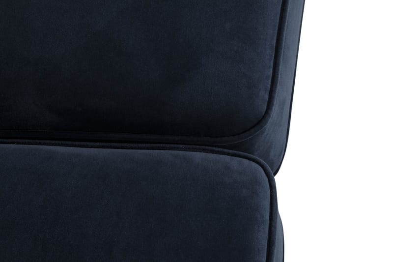 Howard soffa utan divan & schäslong Bloomington Howard Classic Sammetssoffa 3-sits Vera 4, Blå Sammet - Möbler - Soffa - 3 sits soffa
