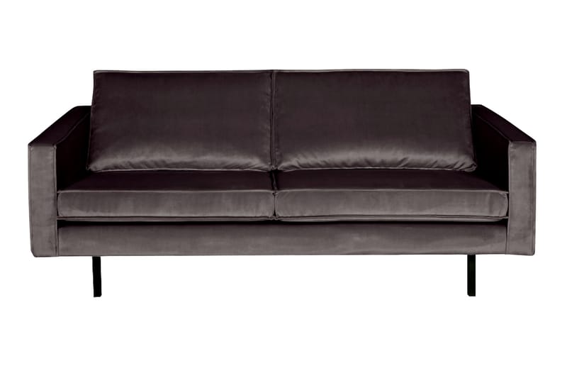 Lissbon 2,5-sits Sammetssoffa - Antracit - Möbler - Soffa - Sammetssoffa
