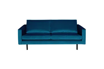 Lissbon 2,5-sits Sammetssoffa - Blå - Möbler - Soffa - Sammetssoffa