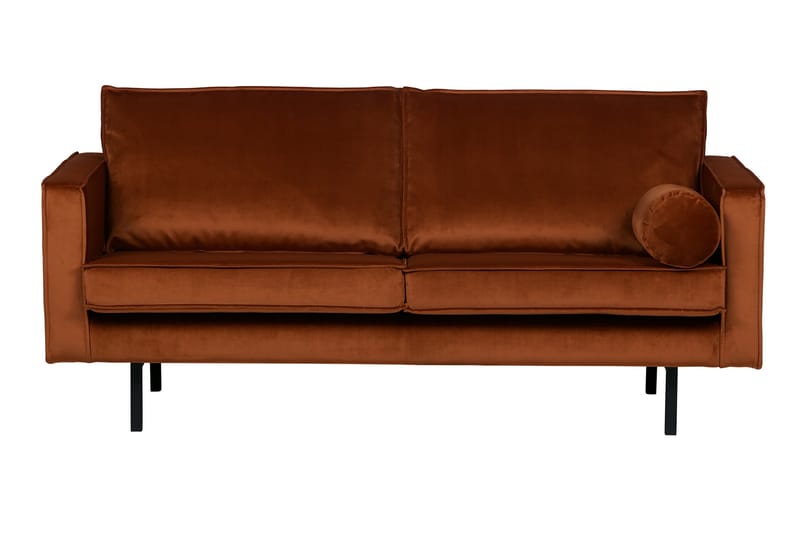 Lissbon 2,5-sits Sammetssoffa - Rost - Möbler - Soffa - Sammetssoffa
