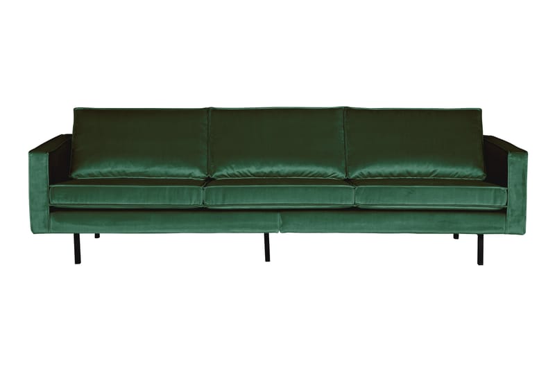 Lissbon 3-sits Sammetssoffa - Grön - Möbler - Soffa - Sammetssoffa