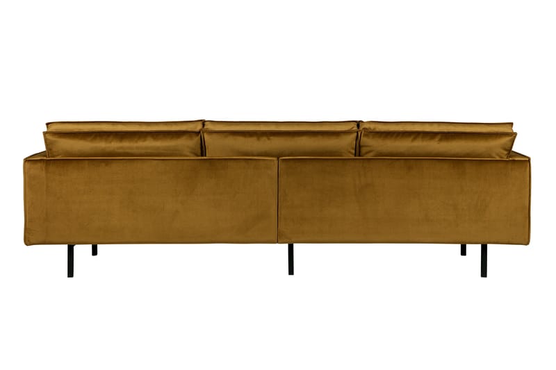 Lissbon 3-sits Sammetssoffa - Gul - Möbler - Soffa - Sammetssoffa