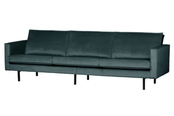 Lissbon 3-sits Soffa Sammet - Blågrön - Möbler - Soffa - Sammetssoffa