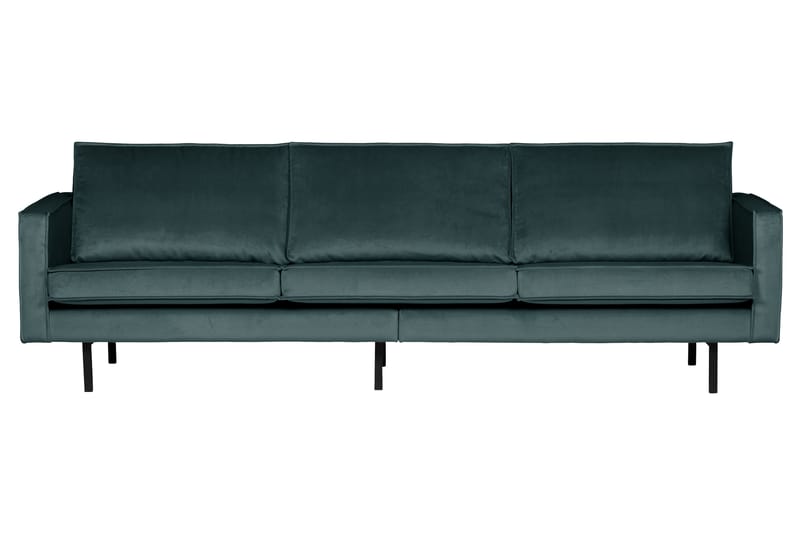 Lissbon 3-sits Soffa Sammet - Blågrön - Möbler - Soffa - Sammetssoffa