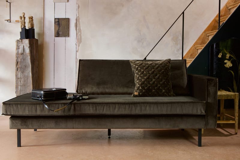 Lissbon Dagbädd Höger - Grön - Möbler - Soffa - Sammetssoffa