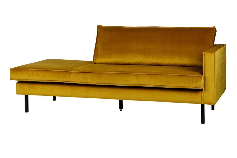 Lissbon Dagbädd Höger - Ockra - Möbler - Soffa - Sammetssoffa