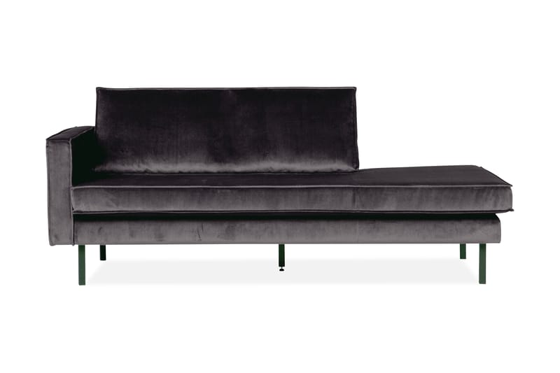 Lissbon Dagbädd Vänster - Antracit - Möbler - Soffa - Sammetssoffa