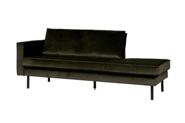 Lissbon Dagbädd Vänster - Grön - Möbler - Soffa - Sammetssoffa