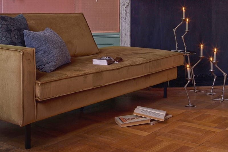 Lissbon Dagbädd Vänster - Gul - Möbler - Soffa - Sammetssoffa