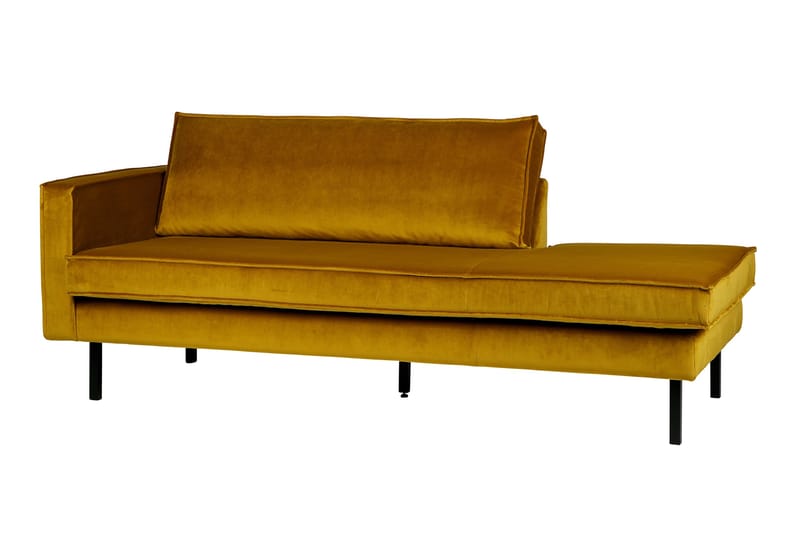 Lissbon Dagbädd Vänster - Ockra - Möbler - Soffa - Sammetssoffa