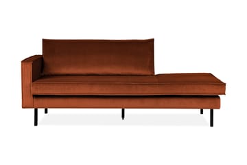 Lissbon Dagbädd Vänster - Rost - Möbler - Soffa - Sammetssoffa
