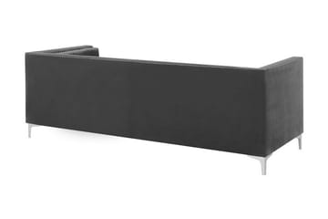 Llawhaden Soffa Sammet - Grå - Möbler - Soffa - Sammetssoffa