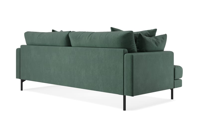 Menard 4-sits Djup Sammetssoffa - Mörkgrön - Möbler - Soffa - Sammetssoffa