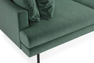 Menard 4-sits Djup Sammetssoffa - Mörkgrön - Möbler - Soffa - Sammetssoffa