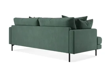 Menard 4-sits Djup Sammetssoffa - Mörkgrön - Möbler - Soffa - Sammetssoffa