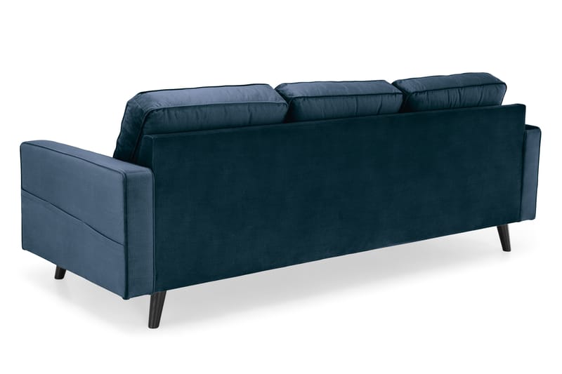 Monroe 4-sits Sammetssoffa - Blå - Möbler - Soffa - Sammetssoffa