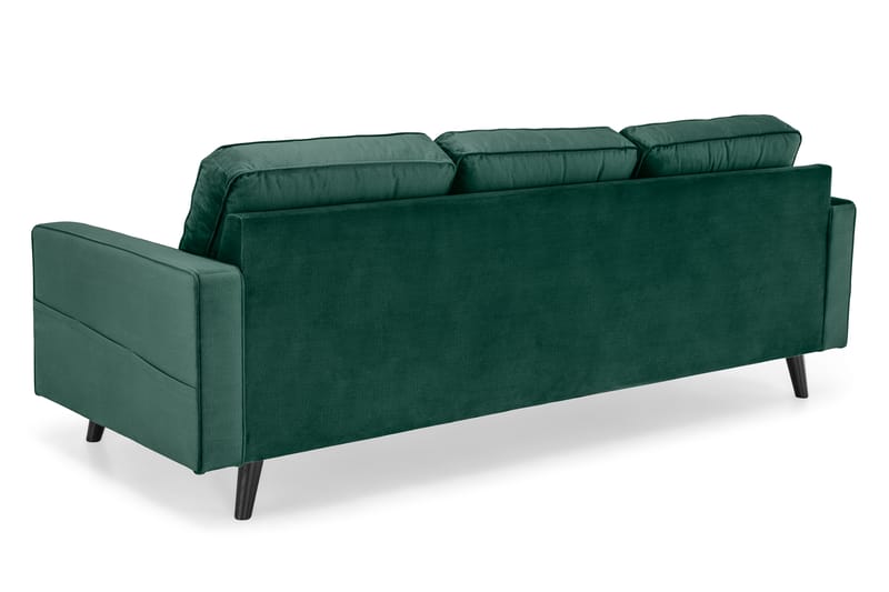 Monroe 4-sits Sammetssoffa - Grön - Möbler - Soffa - Sammetssoffa