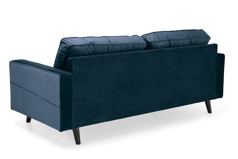 Monroe Sammetssoffa 3-sits - Midnattsblå - Sammetssoffa - 3 sits soffa