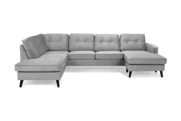 Monroe U-soffa med Divan Höger Sammet - Möbler - Soffa - Sammetssoffa