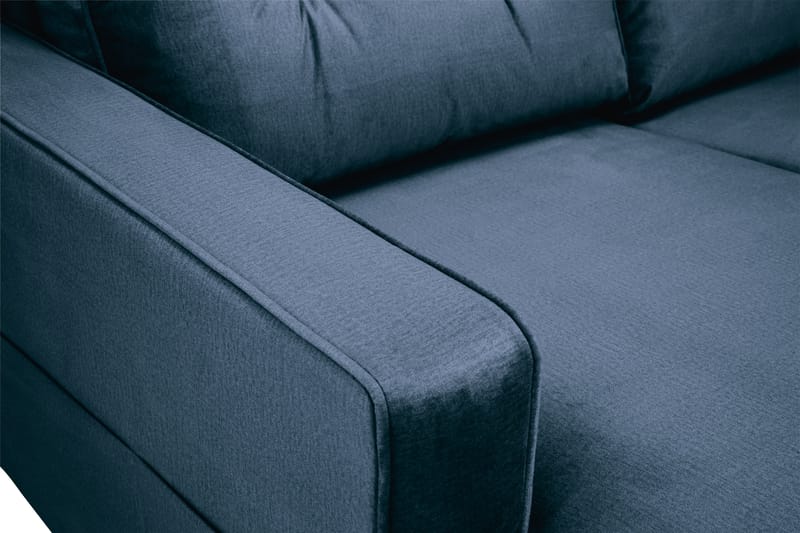 Monroe U-soffa med Divan Vänster Sammet - Midnattsblå - U-soffa - Sammetssoffa