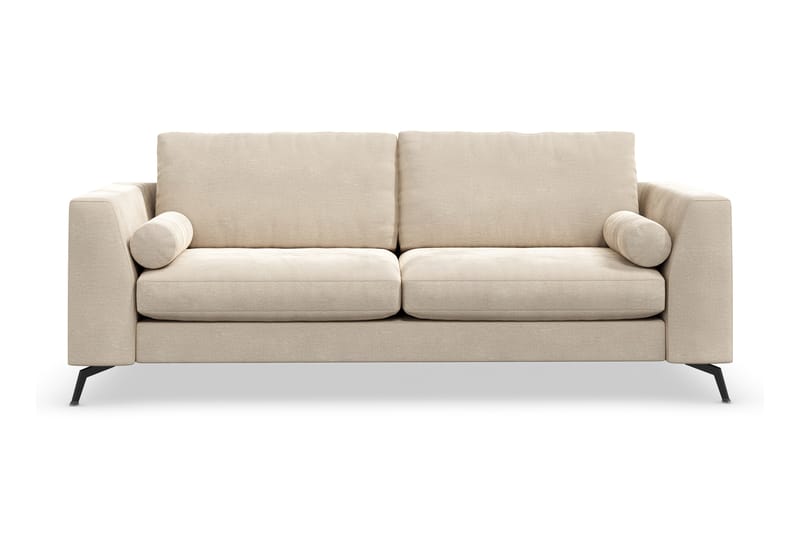 Ocean Lyx 3-sits Sammetssoffa - Beige - Möbler - Soffa - Sammetssoffa