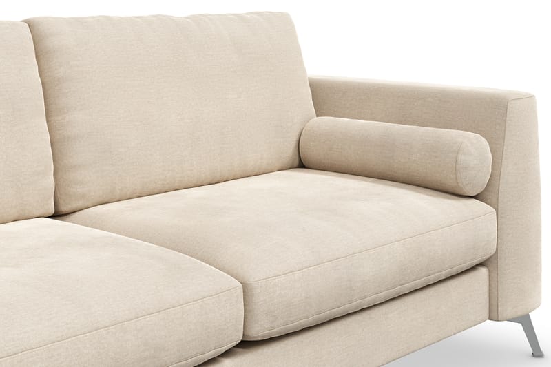 Ocean Lyx 3-sits Sammetssoffa - Beige - Möbler - Soffa - Sammetssoffa