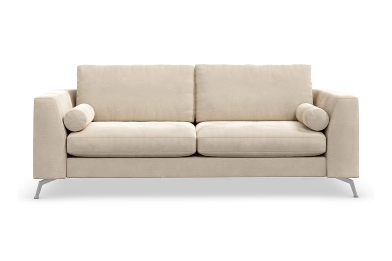 Ocean Lyx 3-sits Sammetssoffa - Beige - Möbler - Soffa - 2 sits soffa