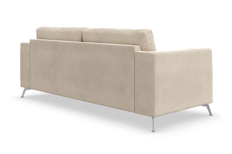 Ocean Lyx 3-sits Soffa - Beige/Sammet - Sammetssoffa - 2 sits soffa